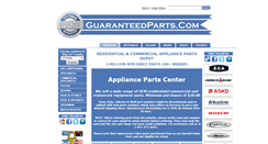 Desktop Screenshot of guaranteedparts.com